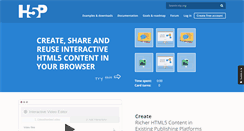 Desktop Screenshot of h5p.org